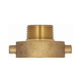 1.5" NST (NH) Female x 1" NPT Pipe Male Adapter:FireHoseSupply.com