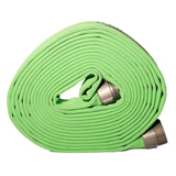 2.5” Double Jacket Green Fire Hose:FireHoseSupply.com