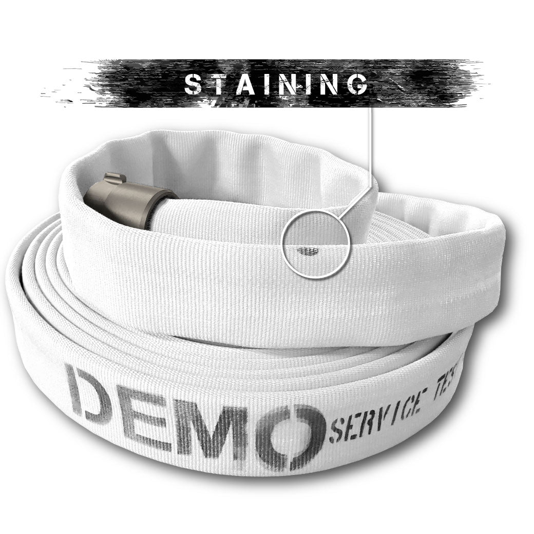 1 3 4 Double Jacket Fire Hose 1 5 NH NST Fittings White 1-3-4-double-jacket-fire-hose-1-5-nh-nst-fittings-white