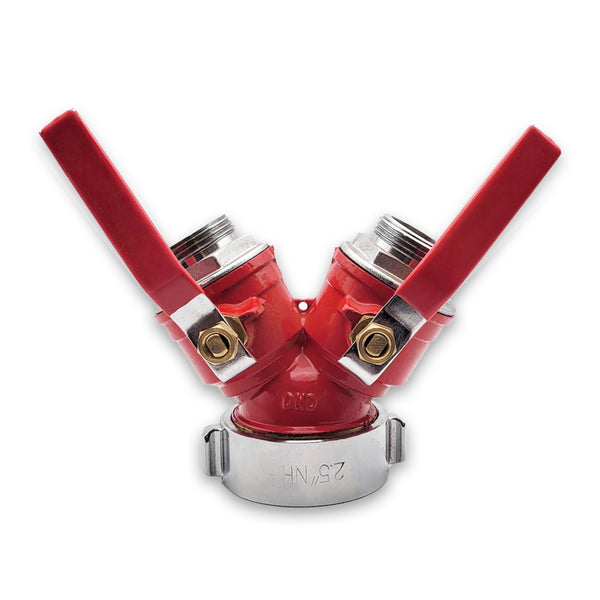 Chrome Plated Brass Wye Valve 2-1/2