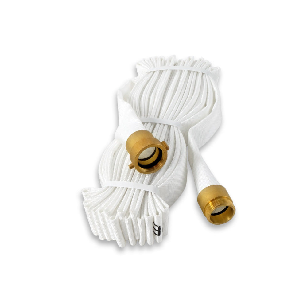 Rack Fire Hose 11/2" x 100 Feet (Brass Couplings)