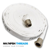 4" Inch Double Jacket Discharge Hose:FireHoseSupply.com