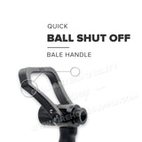 1" Pistol Grip Ball Shut Off Valve