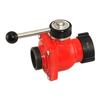 2-1/2" NH (NST) Hydrant Ball Valve Female Swivel Inlet x Male Outlet