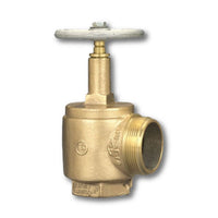 1-1/2" NPT Female x 1-1/2" NH (NST) Male Angle Valve 300 PSI Brass