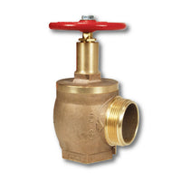 1-1/2" NPT Female x 1-1/2" NH (NST) Male Angle Valve 300 PSI Cast Brass