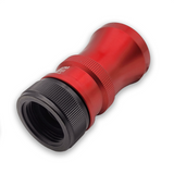 1" Aluminum Fire Hose Nozzle 10 to 24 GPM Red