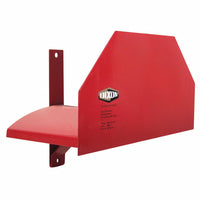 Fire Hose Saddle Rack Wall Mounted Red Galvanized Steel 100 Foot Capacity