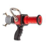 1-1/2" Camlock Female Fire Hose Nozzle Pistol Grip 75 GPM Red