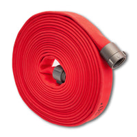 1 3/4” Double Jacket Fire Hose (1.5" NH/NST Fittings) Red