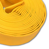 1 1/2" Inch Uncoupled Rubber Fire Hose 300 PSI (No Fittings) Yellow:FireHoseSupply.com