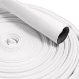 1 1/2" Inch Uncoupled Single Jacket Discharge Hose (No Coupling) White:FireHoseSupply.com