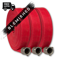 1.5" Double Jacket Fire Hose 50-100 Feet Red