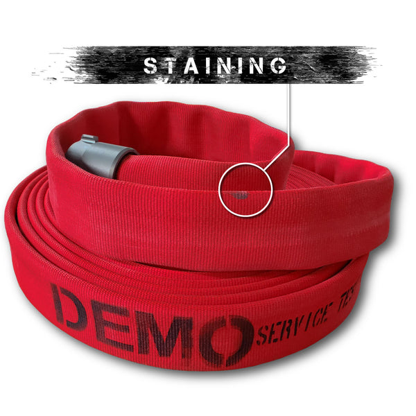 1 3/4” Double Jacket Fire Hose (1.5" NH/NST Fittings) Red