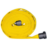 1.5" Single Jacket Wildland & Forestry Hose 50 Feet Yellow:FireHoseSupply.com