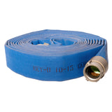 1.5” Double Jacket Blue Fire Hose:50 Feet / none / none:FireHoseSupply.com