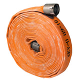 1.5” Double Jacket Orange Fire Hose:FireHoseSupply.com