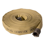 1.5” Double Jacket Tan Fire Hose:50' / none / none:FireHoseSupply.com
