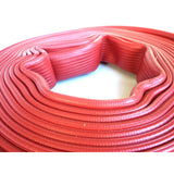 2.5" Red Rubber Scrap Hose:FireHoseSupply.com