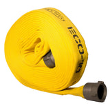 2.5” Double Jacket Yellow Fire Hose:50 Feet / none:FireHoseSupply.com