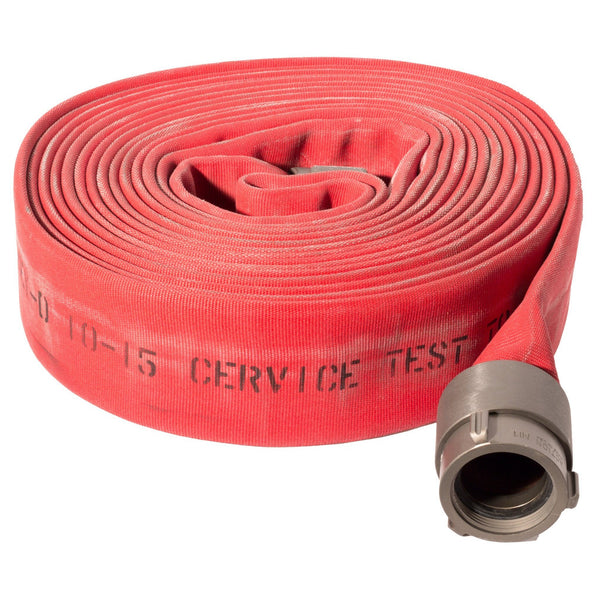3” Double Jacket Red Fire Hose:50 Feet:FireHoseSupply.com