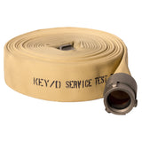 3” Double Jacket White Fire Hose:50 Feet:FireHoseSupply.com