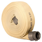 3” Double Jacket White Fire Hose:FireHoseSupply.com