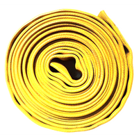 5" Yellow Rubber Scrap Hose:FireHoseSupply.com