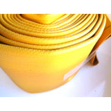 5" Yellow Rubber Scrap Hose:FireHoseSupply.com