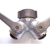 Gated Wye Valve 2.5" Female x (2) 1.5" Male Outlets:FireHoseSupply.com