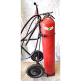 Used Wheeled CO2 Fire Extinguisher:FireHoseSupply.com