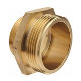 2.5" NST (NH) Male x 2" NPT Male Pipe Adapter:FireHoseSupply.com