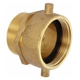 2.5" NST (NH) Female x 2.5" NPT Pipe Male (Swivel Adapter):FireHoseSupply.com