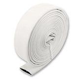 2" Inch Uncoupled Single Jacket Fire Hose (No Connectors) White:25 Feet:FireHoseSupply.com