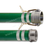 4" Inch Suction Hose Camlock Female x NPT Male