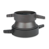 4.5" NPSH Female LH x 3.5" NH (NST) Female LH Swivel Adapter Aluminum