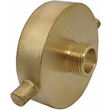 Fire Hydrant To Garden Hose Adapter 2.5" NST (NH) x 3/4" GHT Male:FireHoseSupply.com