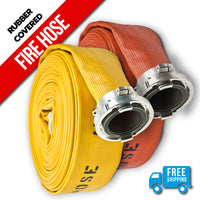 5" Inch Rubber Fire Hose:FireHoseSupply.com