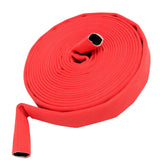 4" Inch Uncoupled Double Jacket Fire Hose (No Connectors) Red:FireHoseSupply.com