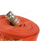 6" Inch Rubber Fire Hose Quick Camlock