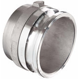 2-1/2" Camlock Male x 2-1/2" NPT Male Adapter (Aluminum):FireHoseSupply.com