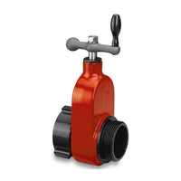 Hydrant Gate Valve (1) 2-1/2" Female Inlet x (1) 2-1/2" Male Outlet Aluminum