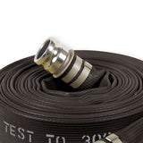 4" Inch Rubber Discharge Hose Quick Camlock Black