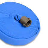 Blue Fire Hose 1-1/2" x 100 Feet Double Jacket