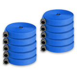 Blue Fire Hose 1-1/2" x 75 Feet Double Jacket