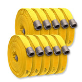 (BULK) 2 1/2" NH X 1000' Feet Double Jacket Fire Hose Yellow