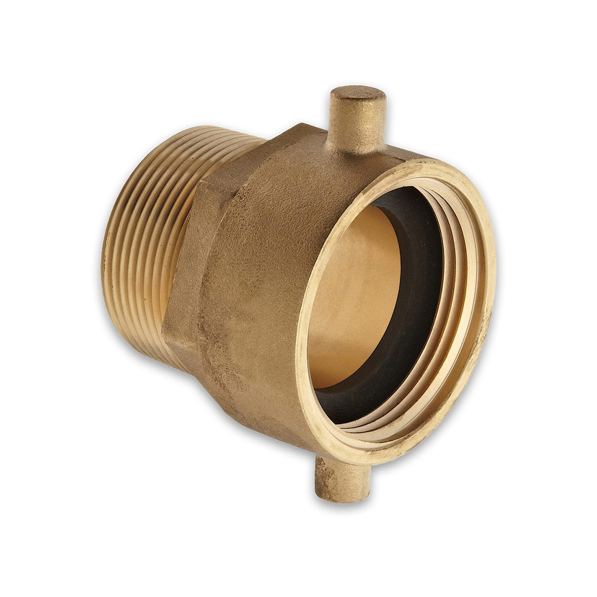 Fire Hydrant Hose Adapter (Female Swivel x Male) Brass Pin Lug ...