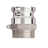 8" Camlock Male x 8" NPT Male Adapter (Aluminum):FireHoseSupply.com