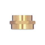 Female To Female Rigid Brass Adapter (Hex)