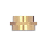 Female To Female Rigid Brass Adapter (Hex)